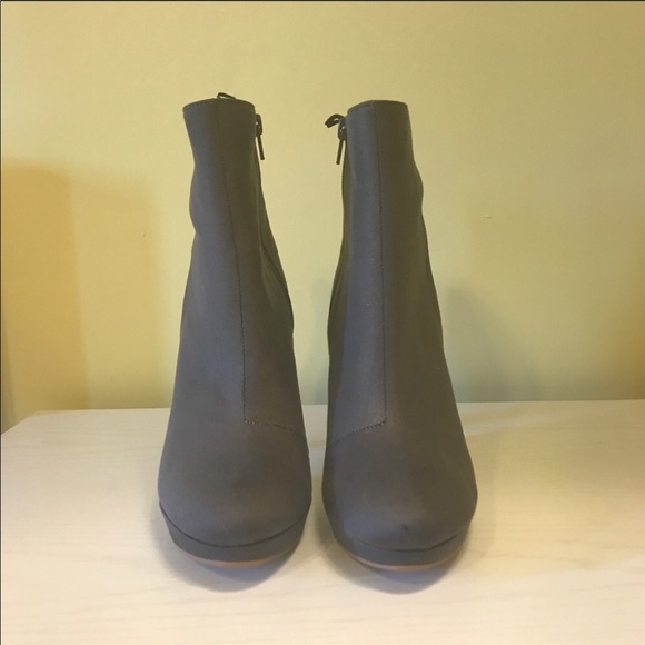 Gray Ankle Booties - Picture 3 of 7